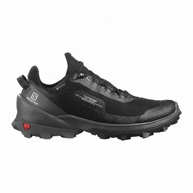 Buty Trekkingowe Damskie Salomon CROSS OVER GORE-TEX - Czarne - Polska (038-RFMAVE)